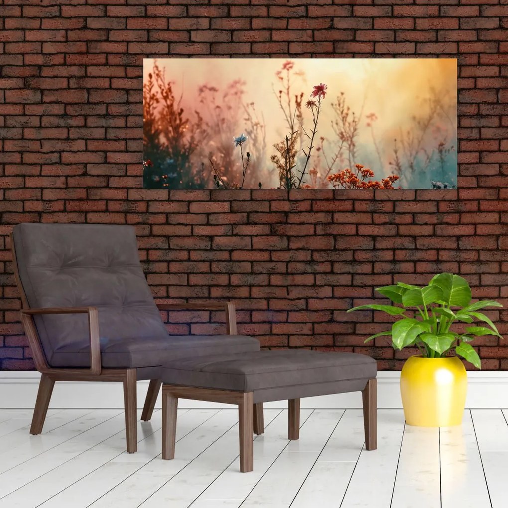 Tablou - Flori sălbatice (120x50 cm)