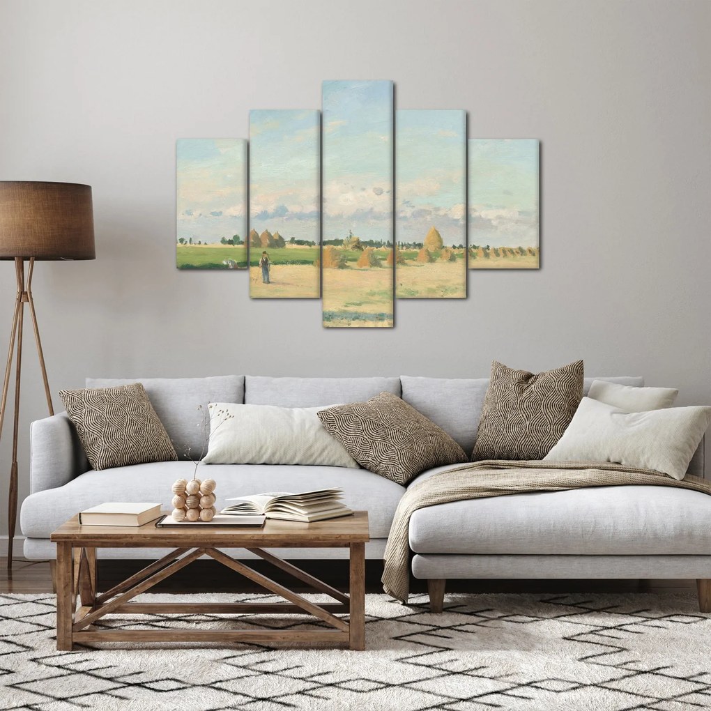 Tablou - Camille Pissarro, Landscape, Ile de France, reproducere (150x105 cm)