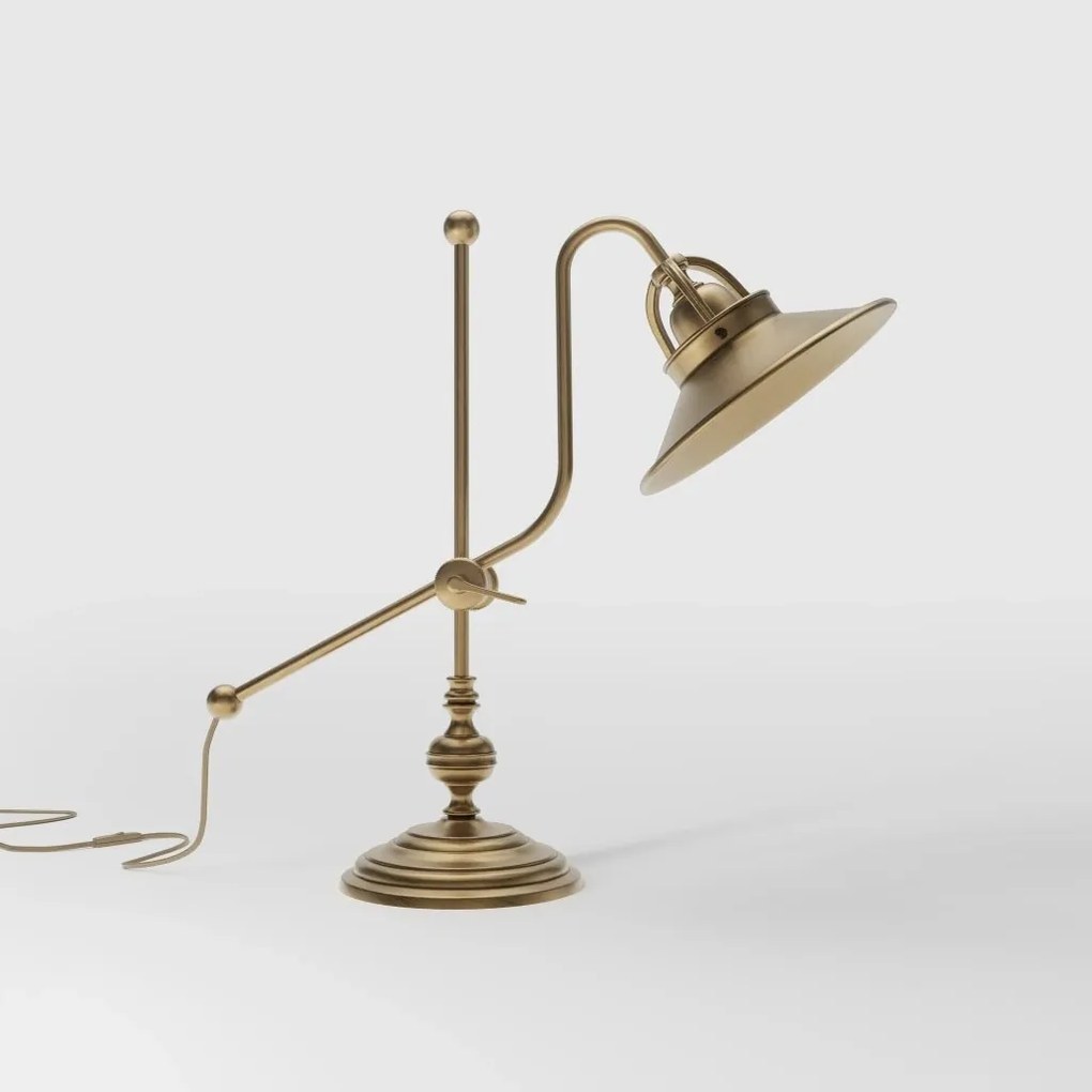 Lampa de masa stil industrial din alama personalizabila Alice