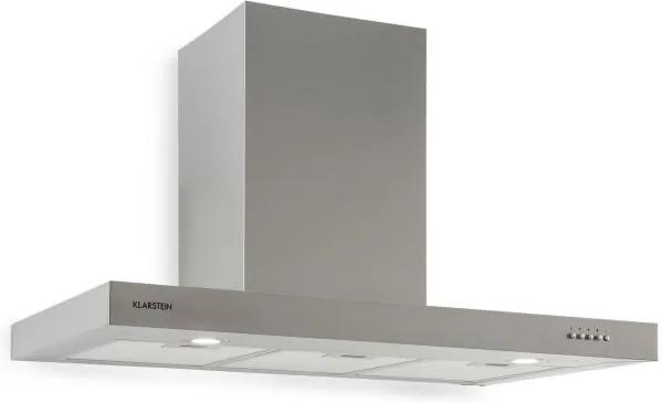 Klarstein Zarah 90, hotă pentru aburi, 90 cm, 600 m³/h, LED, oțel inoxidabil