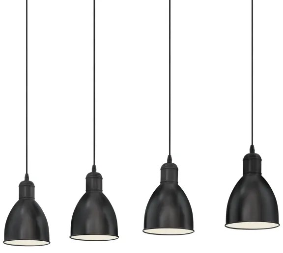 Lustră Eglo 49466 PRIDDY 4xE27/60W/230V