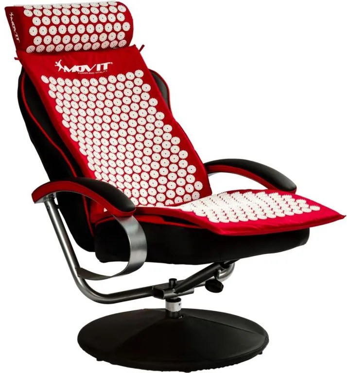 Saltea de presopunctură cu pernă MOVIT 130 x 50 cm -albastru