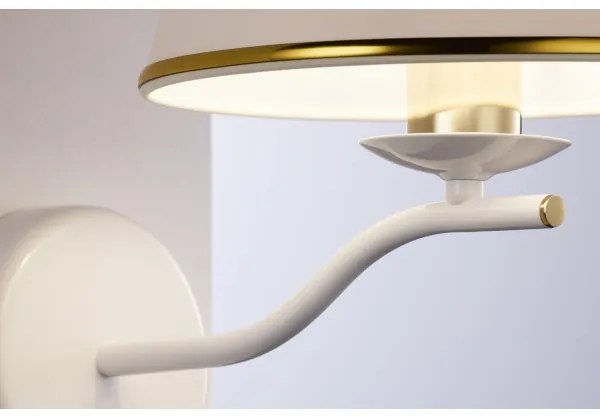 Jupiter 2086 - Aplica de perete SAMBA 1xE27/15W/230V alb/auriu