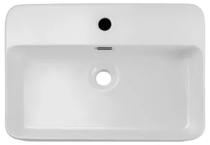 COMAD TRUST 2 WHITE (E-6282) - Lavoar pe blat TRUST 55x38 cm alb lucios