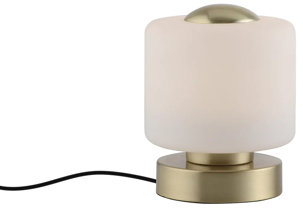 Lampă de masă din alamă cu LED, cu dimmer pe 3 trepte cu touch - Mirko