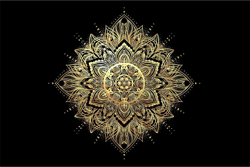 Tablou - Mandala bogăției (90x60 cm)