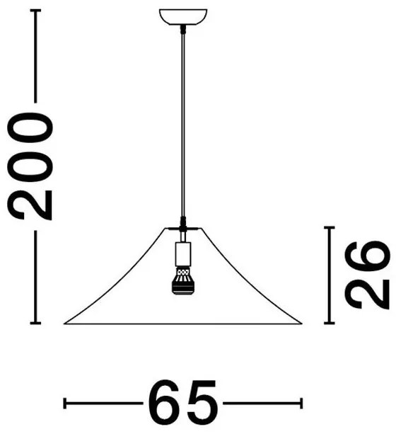 Lustra suspendata moderna design unicat AMBROSIA 65cm