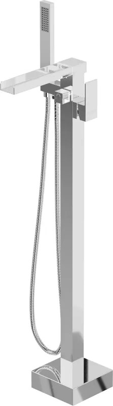 Mexen Algar baterie de baie freestanding, crom - 75733-00