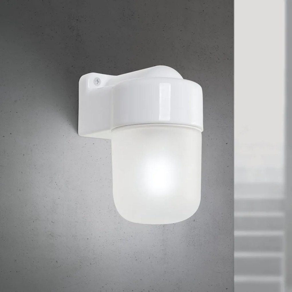 Aplica de perete design minimalist din ceramica alba OSTIA