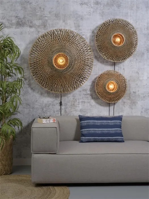 Aplica din bambus Bali L natur, 87cm BALI/W/8720/BN