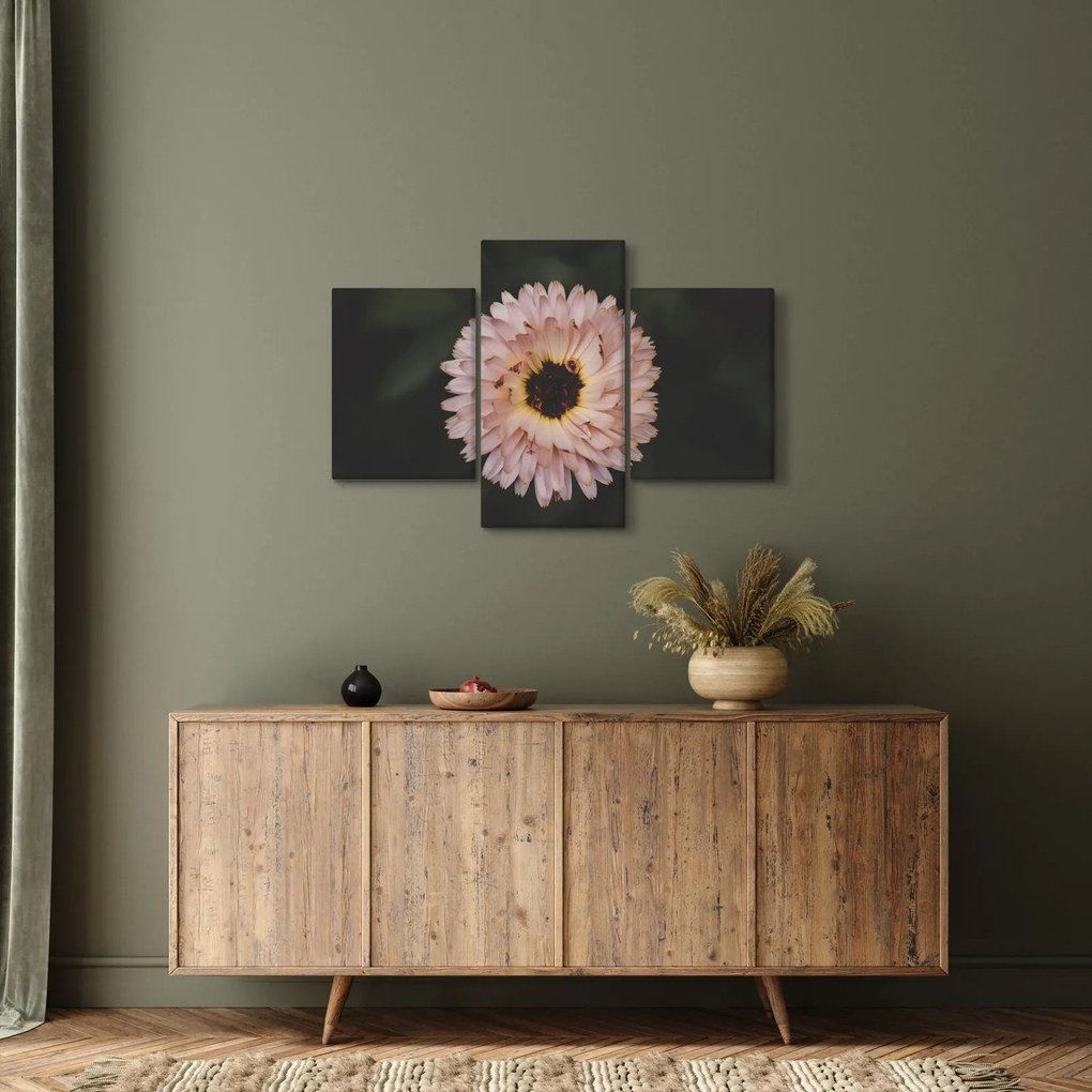 Tablou cu floare portocalie (90x60 cm)