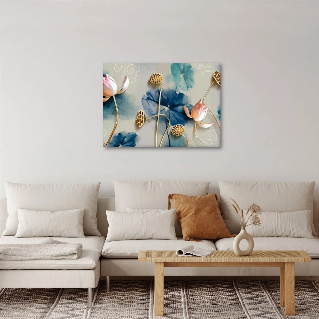 Tablou cu flori (70x50 cm)
