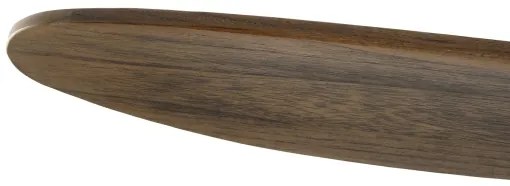 ZEVENTI - Ventilator de tavan LAURIA Wi‑Fi Tuya, negru/stejar, cu telecomandă