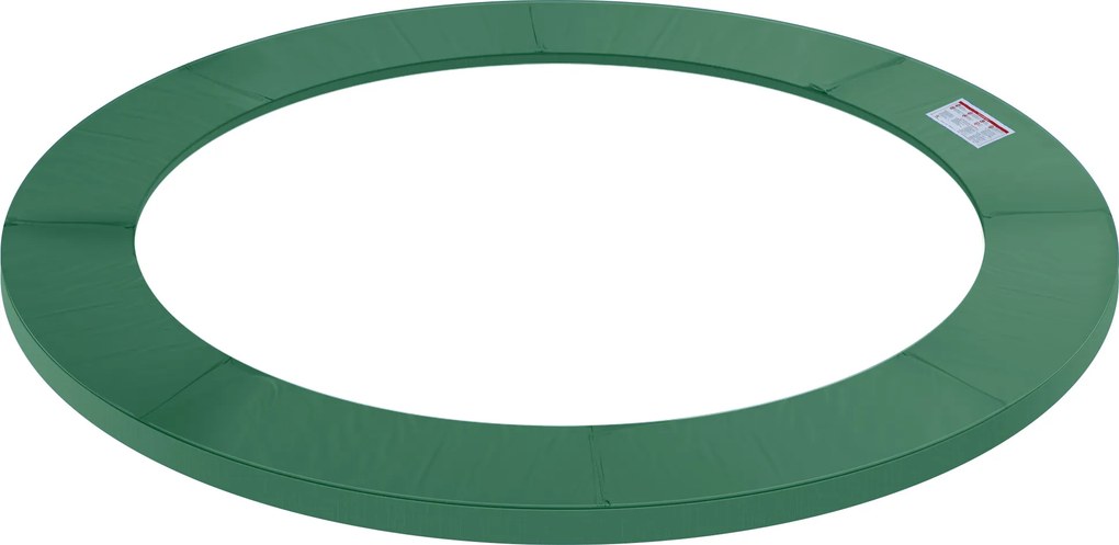 HOMCOM Husă pentru Trambulină, Pliabilă și Portabilă, de Grădină din Plastic, Ø305x1,5 cm, Verde | Aosom Romania