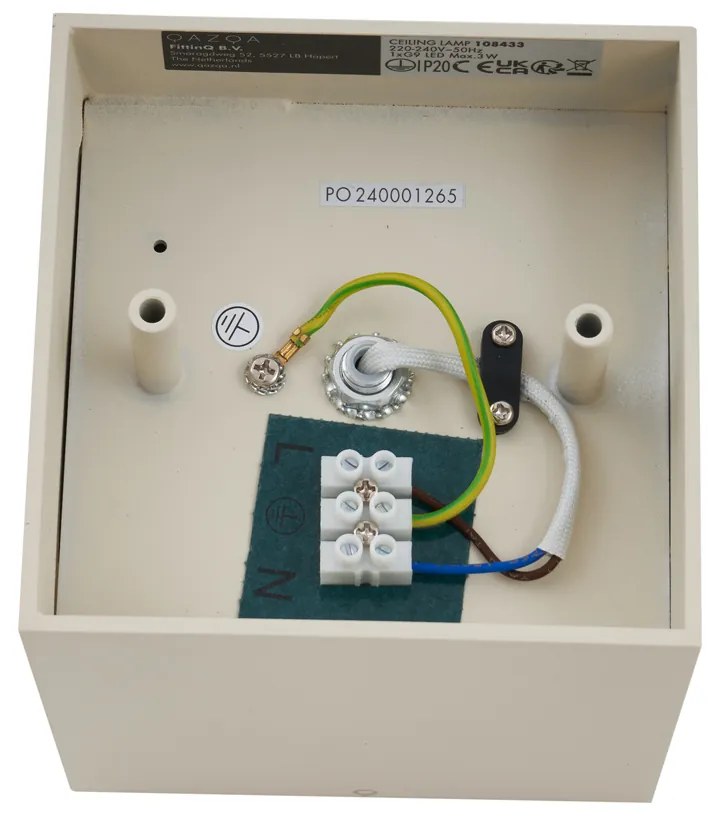 Spotlight modern de perete bej, reglabil, G9 - Box