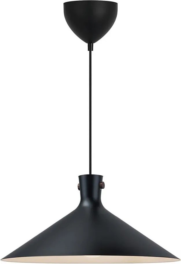 Nordlux - Pendul pe cablu DORINA 1xE27/60W/230V, negru, Ø 45 cm