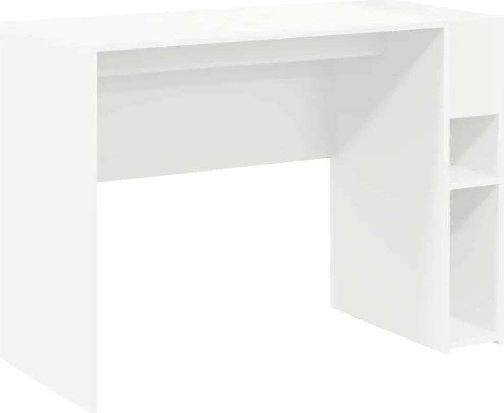 vidaXL Birou Alb 109 x 50 x 78 cm Lemn compozit