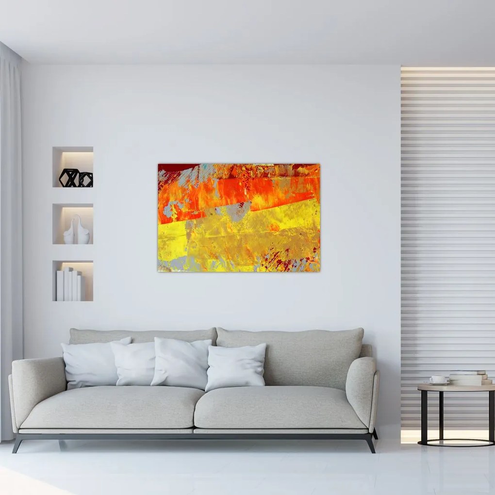 Tablou cu abstracție - pictura (90x60 cm)