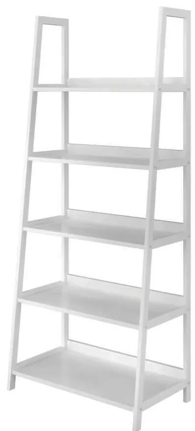 Etajera alb cu 5 rafturi 63x36x149 cm Lemn/MDF