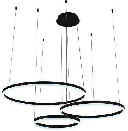 Lustră LED dimabilă pe cablu LED/125W/230V 3000-6500K + telecomandă