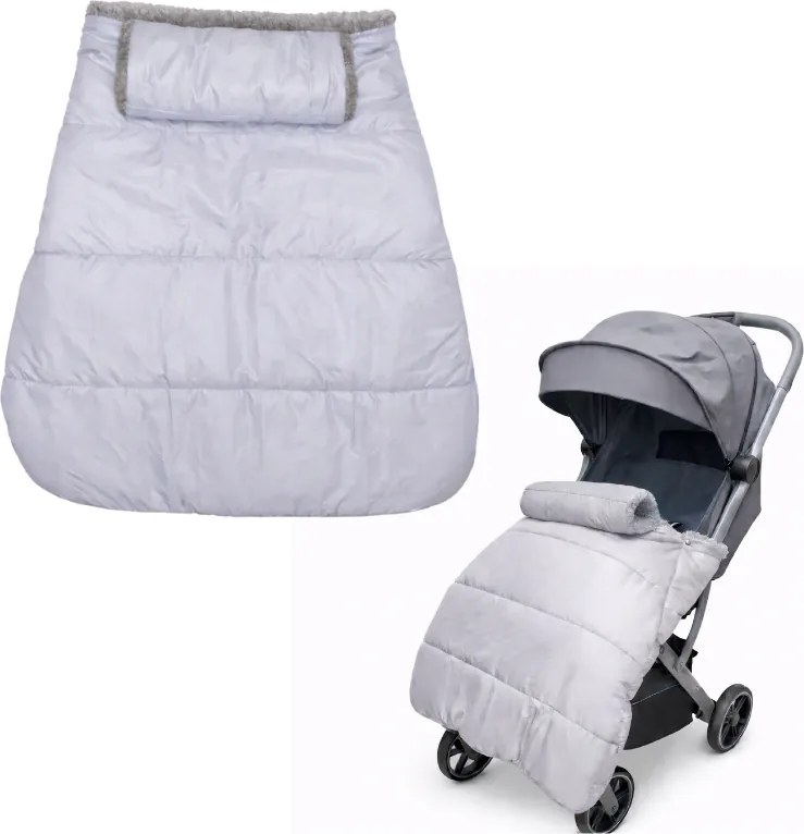 Husa iarna carucior cu prindere universala Kidizi grey