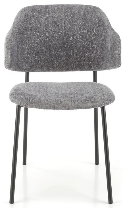 Scaun de bucaterie Lutero, gri