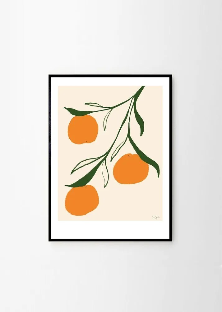 Poster 30x40 cm Orange – Anna Mörner – The Poster Club