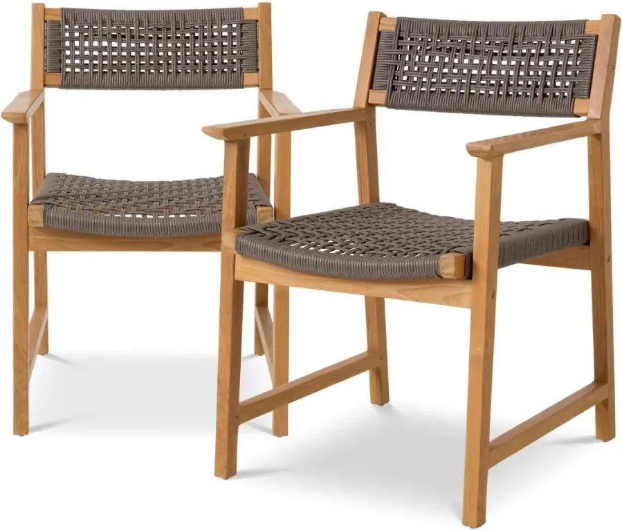 Set de 2 scaune pentru exterior, design LUX, Cancun