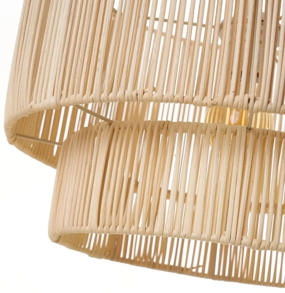 Lustră cu abajur din ratan ø 38 cm Natural Way – Casa Selección