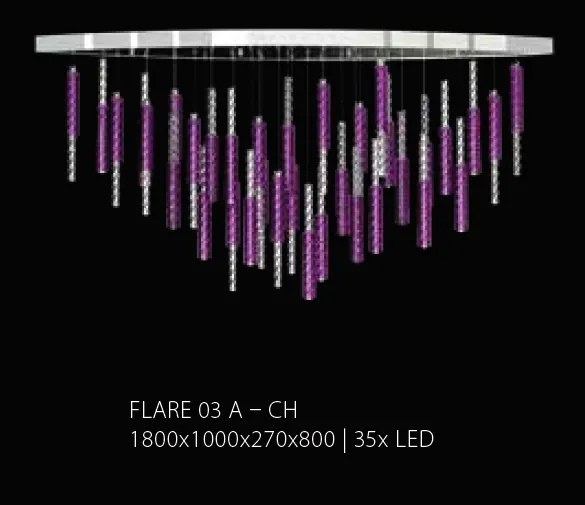 Lustra LED moderna Vision design LUX Flare 03