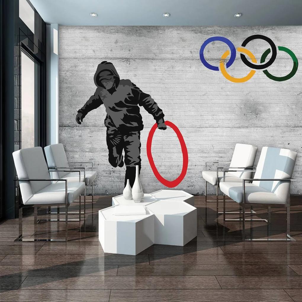 Fototapet - Cercuri olimpice (152,5x104 cm), în 8 de alte dimensiuni noi