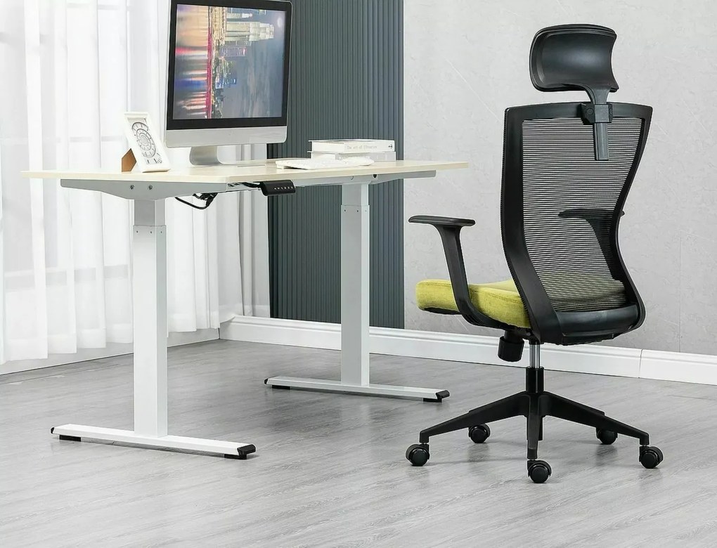 Scaun de birou Q328H negru/verde