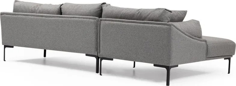 Colțar gri Artie Leo, colț pe partea stângă