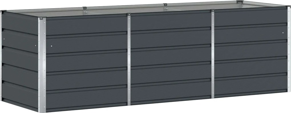 vidaXL Jardinieră Antracit 240 x 80 x 75 cm Oțel