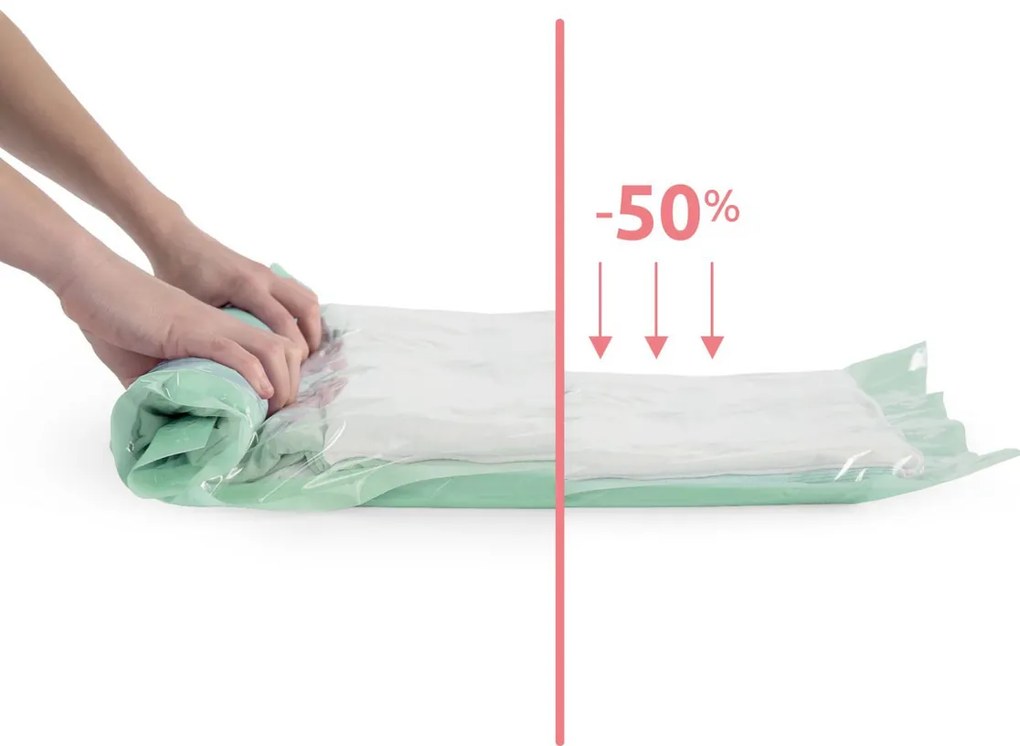 Compactor Set de saci de vacu pentru călătorii JetRoll Bags L 50 l, 55 x 70 cm, 4 buc.