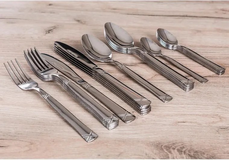 VETRO-PLUS Set tacâmuri inox APETIT DESTINI, 24 piese