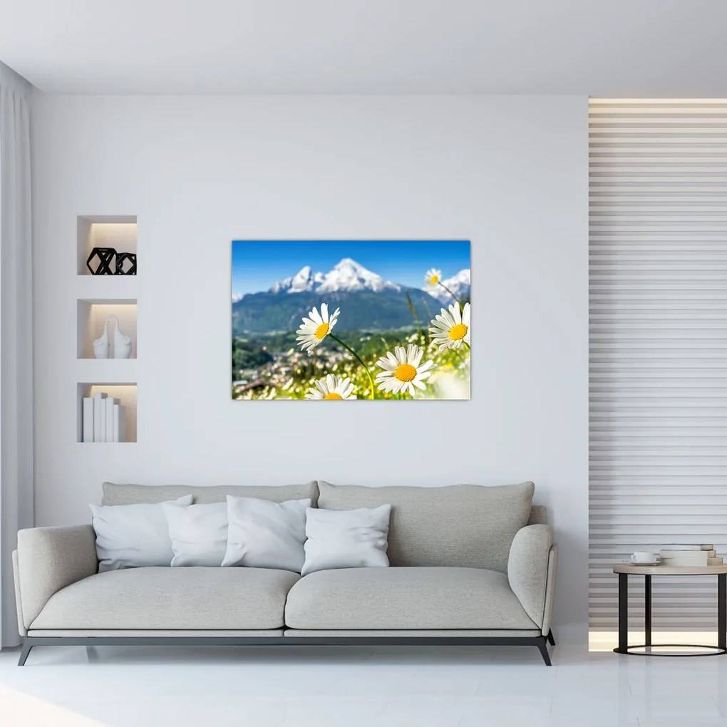 Tablou - Primăvara în Alpi (90x60 cm)