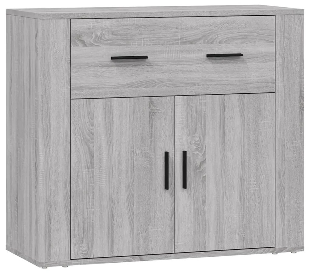 vidaXL Dulap, gri sonoma, 80x33x70 cm, lemn compozit