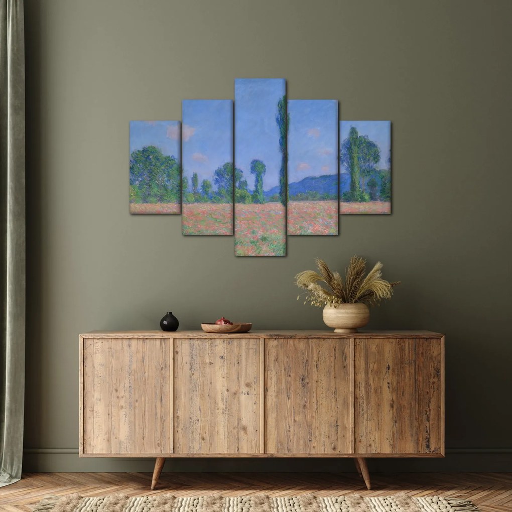 Tablou - Claude Monet, Poppy Field (Giverny), reproducere (150x105 cm)