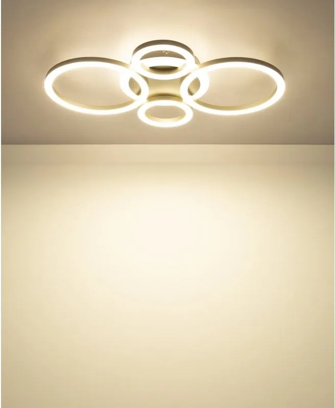 Plafoniera LED design circular LORETTA cafenie