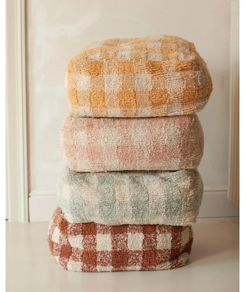 Puf de copii albastru deschis Vichy Blue Sage – Lorena Canals