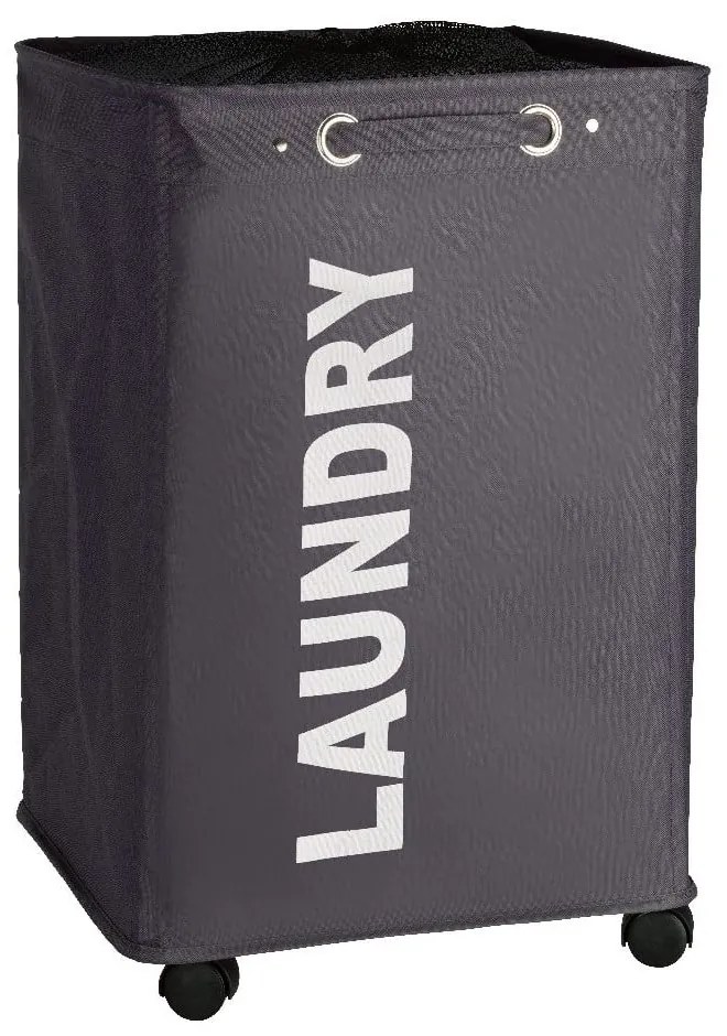 Coș de rufe Wenko Quadro, gri, 79,2 l