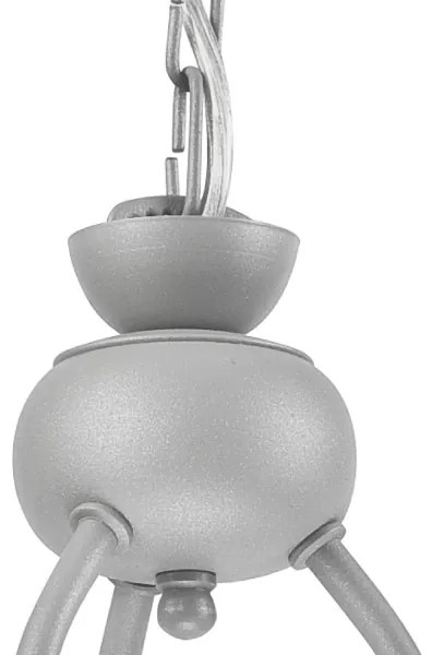 Lustră pe lanț RETRO II 3xE27/60W/230V argintiu