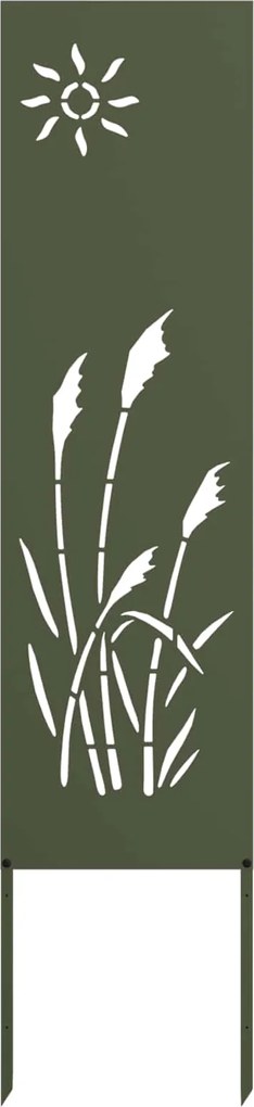 vidaXL Ecran de intimitate pentru grădină Olivengrønn 32 x 140 cm