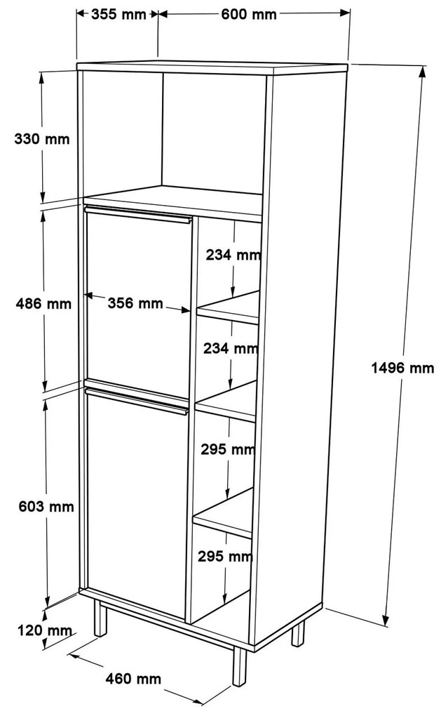 Dulap de bucătărie Onnie 10 (Alb) . 1102403