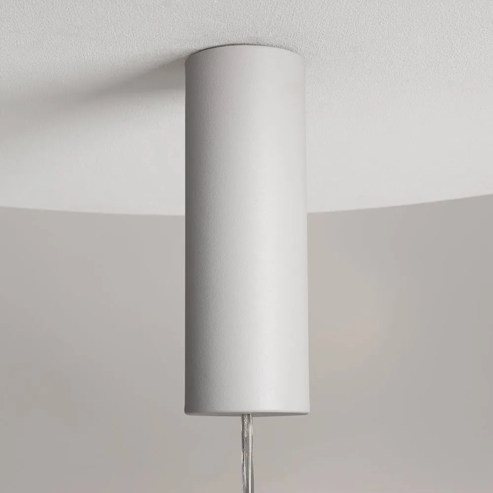 Lustra/Pendul LED design decorativ Nebula 20cm alb