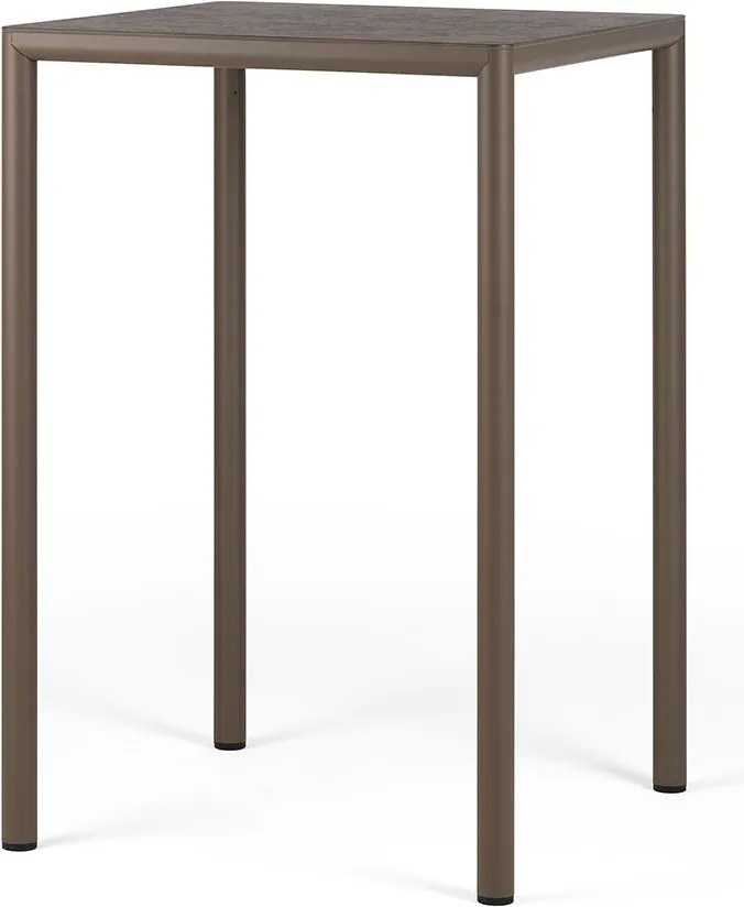 Masa Exterior Nardi - Piave 70cm Bar - Tabacco materia