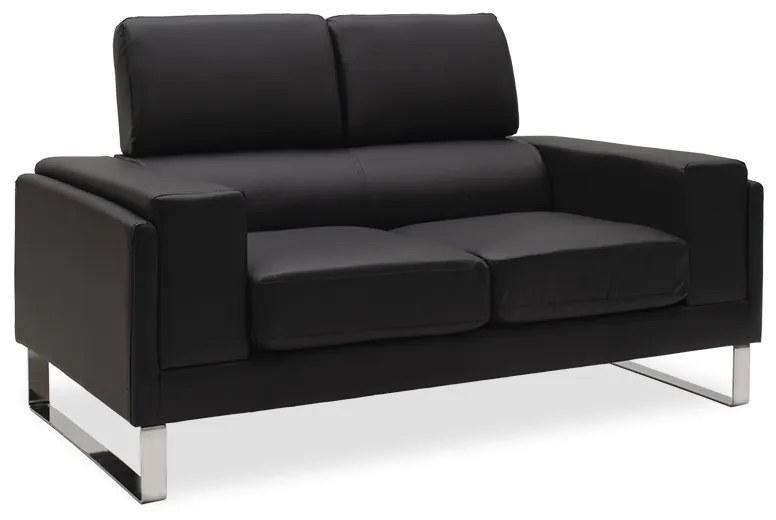 Set 2 canapele cu 2 locuri Shea Pako World Negru 198x80x87 cm