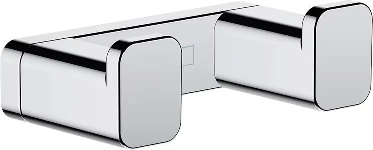 Cuier dublu Hansgrohe AddStoris crom lucios