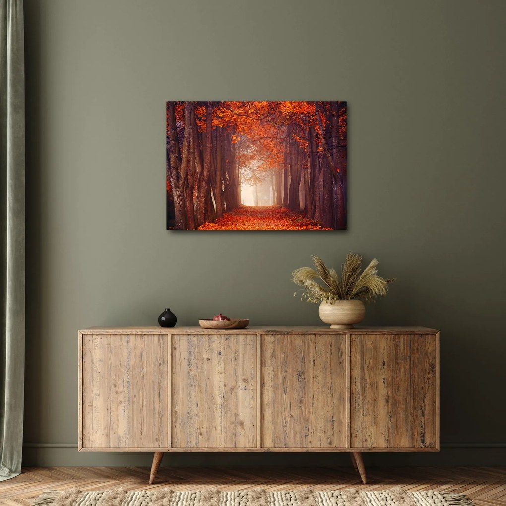 Tablou - Pădurea de toamnă (70x50 cm)